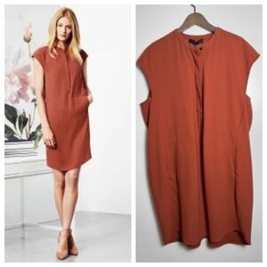 NWT Willow & Thread Sleeveless Dress w Pockets Rust Women’s Size 19 / 2X